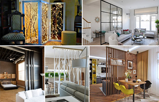 15 Stylish and Cool Room Divider Ideas