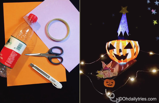 Super Spooky Light-Up Pumpkin Craft