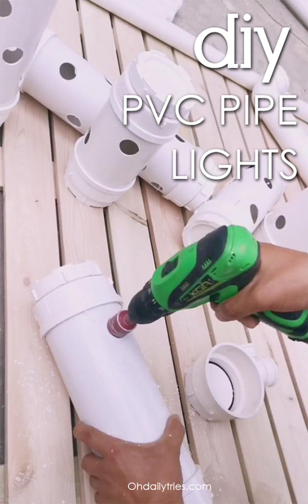 How to Make Outdoor Lights with PVC Pipes