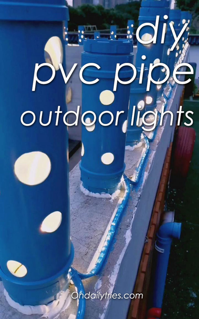 How to Make Outdoor Lights with PVC Pipes