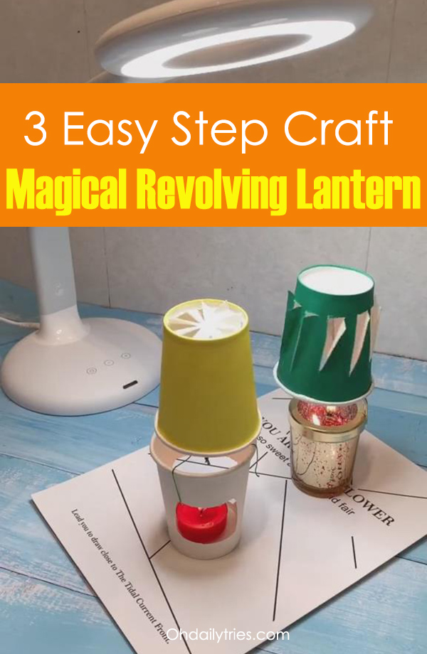 How To Make A Magical Revolving Lantern, Revolving Magic Lamp