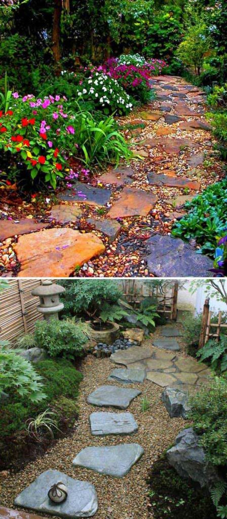 21 Ideas of Stepping Stones and Path Combos for Your Garden