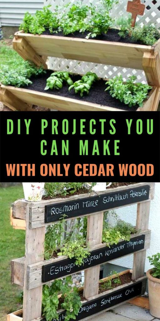 15 Incredible DIY Projects You Make with Only Cedar Wood