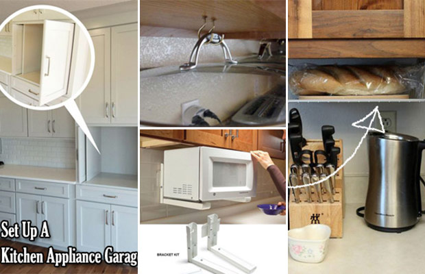 Clever Uses For That Space Under Kitchen Cabinets