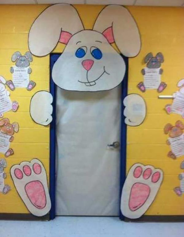 Cute Easter And Spring Decorations For Classroom Door