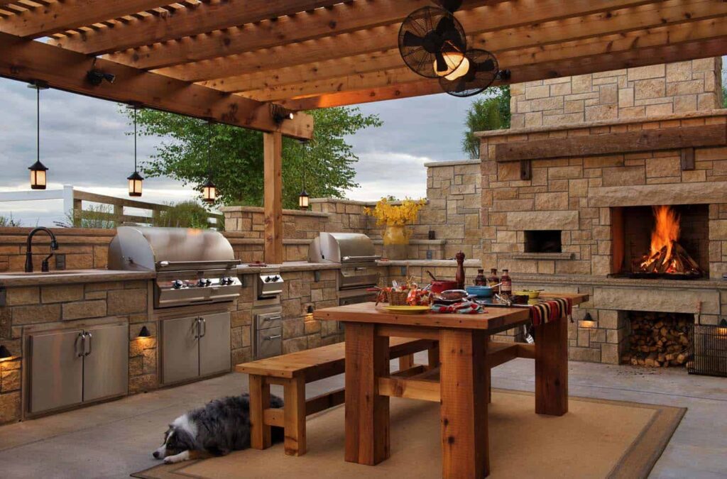 22 Innovative Farmhouse Style Outdoor Kitchens That Will Mesmerize You