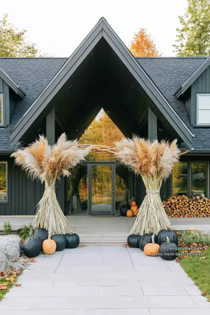 21 Rustic Fall Entryway Surrounds to Frame Your Front Door