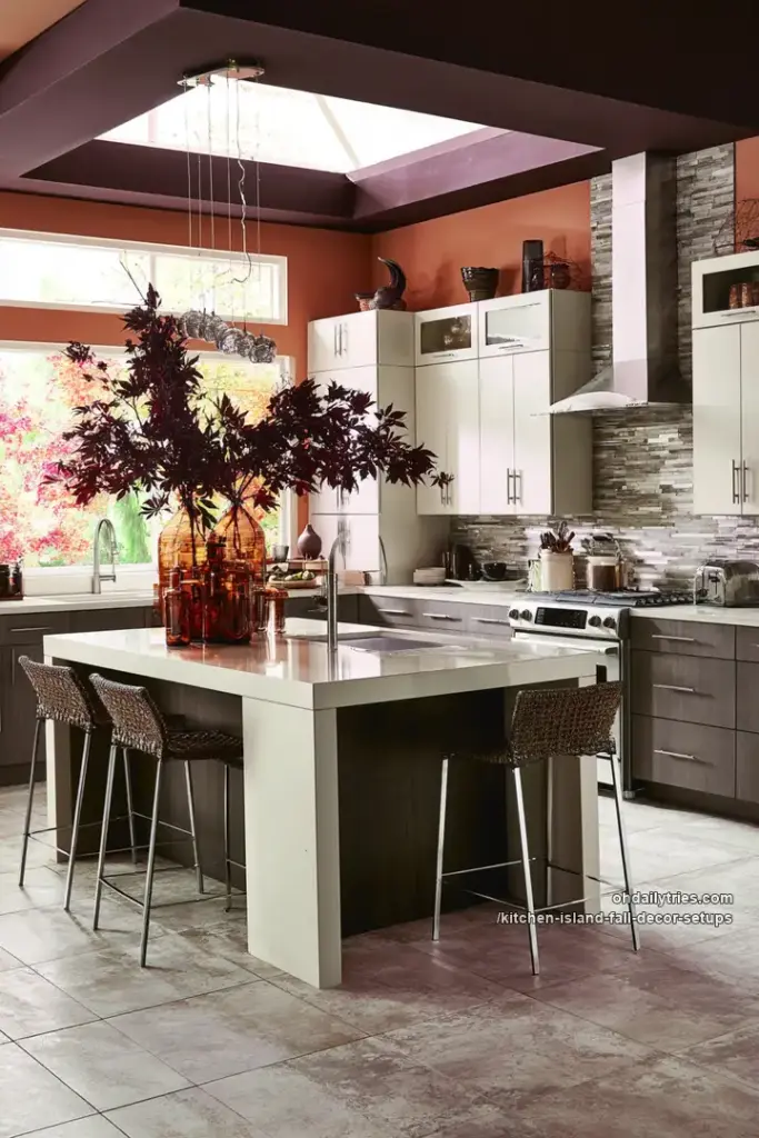 20 Inspiring Kitchen Island Fall Decor Setups